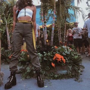 LF THE BRAND zipper tube top